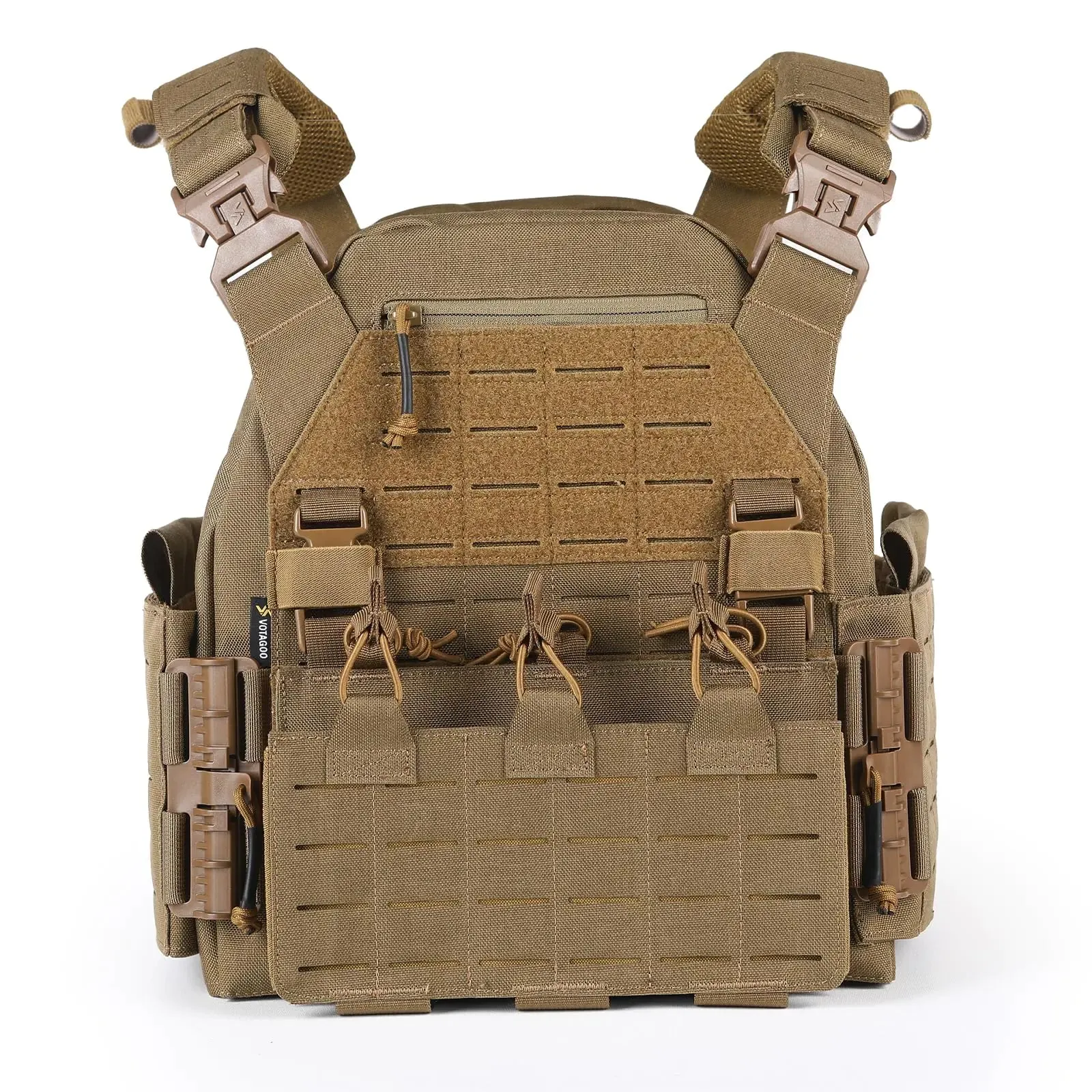 VOTAGOO GEAR Tactical Vest Quick Release Lightweight Adjustable Breathable