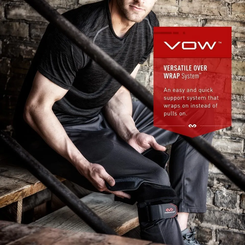 VOW VERSATILE OVER WRAP KNEE WRAP W/STAYS & STRAPS