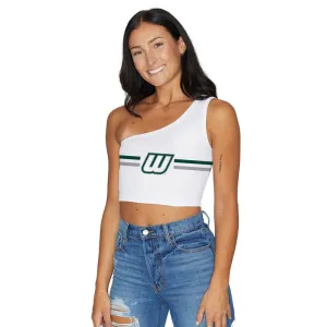 Wagner White One Shoulder Top