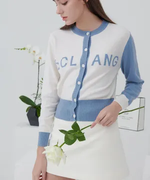 [Warehouse Sale] Clang Clang Classic Simple A-Line Heat-Up Skirt - Pure White - XS