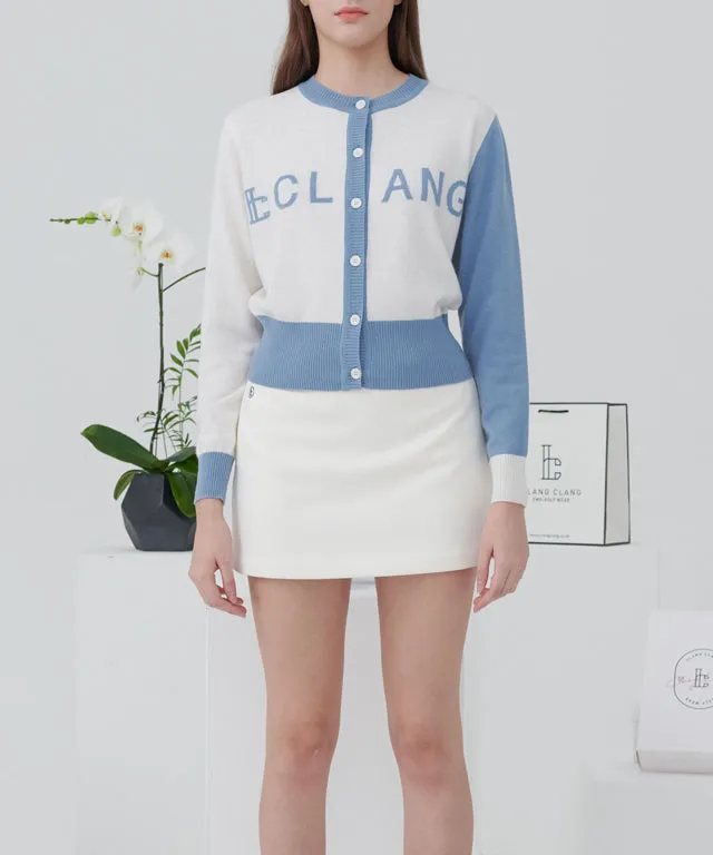 [Warehouse Sale] Clang Clang Classic Simple A-Line Heat-Up Skirt - Pure White - XS