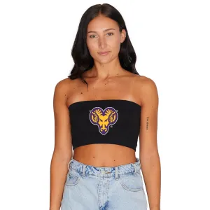 West Chester University Black Bandeau Top
