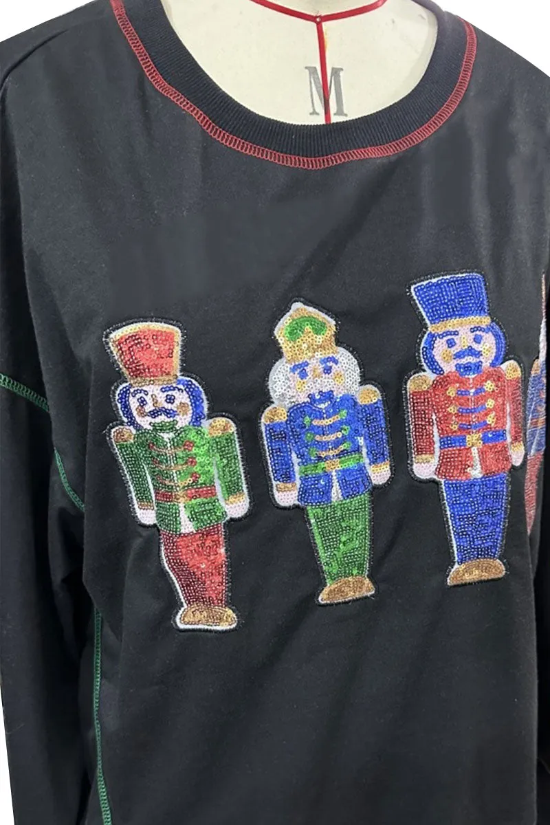 WH602 Sequins Holiday Sweatshirt