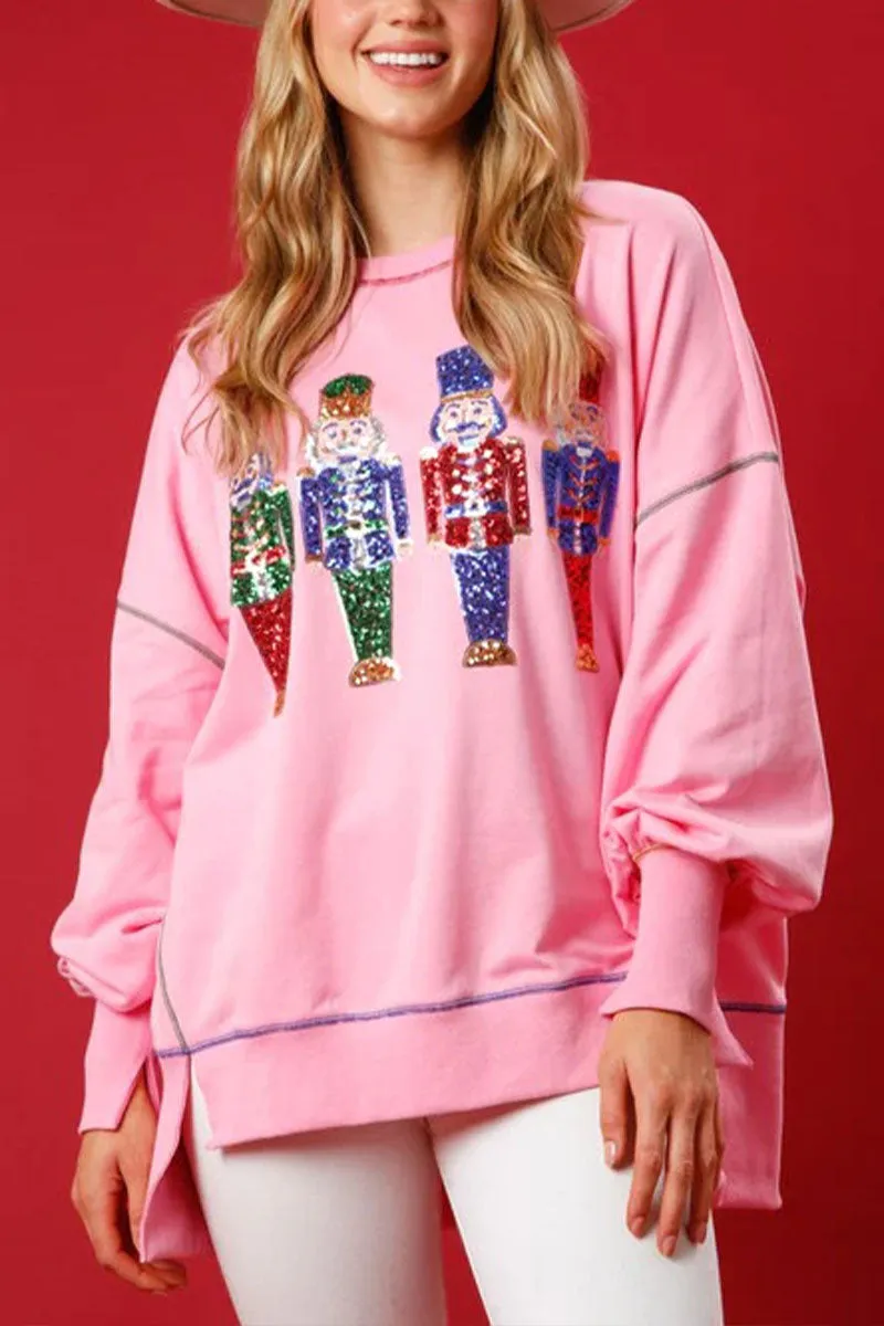 WH602 Sequins Holiday Sweatshirt