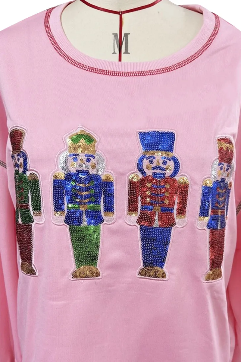 WH602 Sequins Holiday Sweatshirt