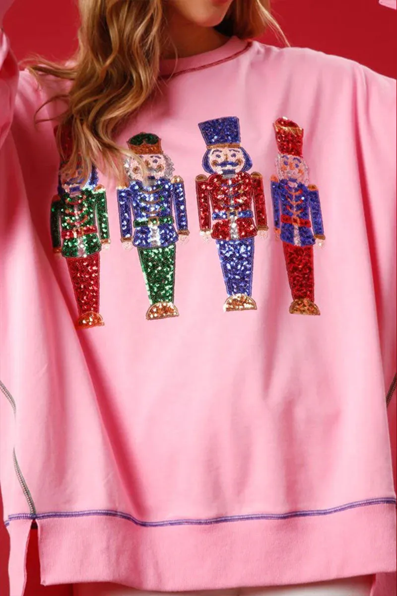 WH602 Sequins Holiday Sweatshirt