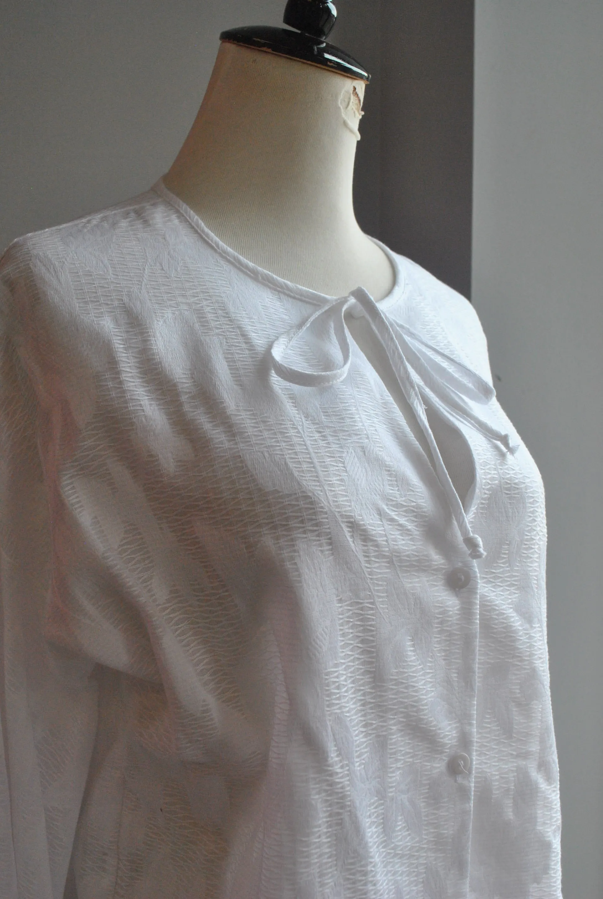 WHITE COTTON SHIRT