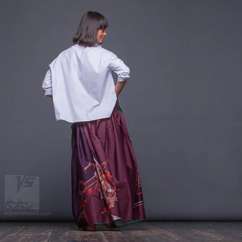 White Wide Cotton Shirt