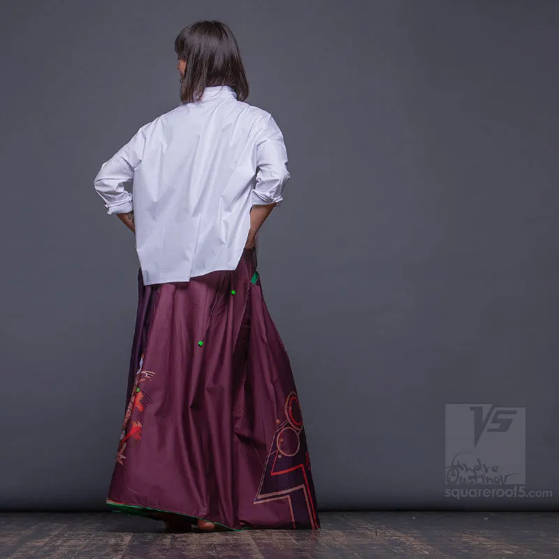 White Wide Cotton Shirt