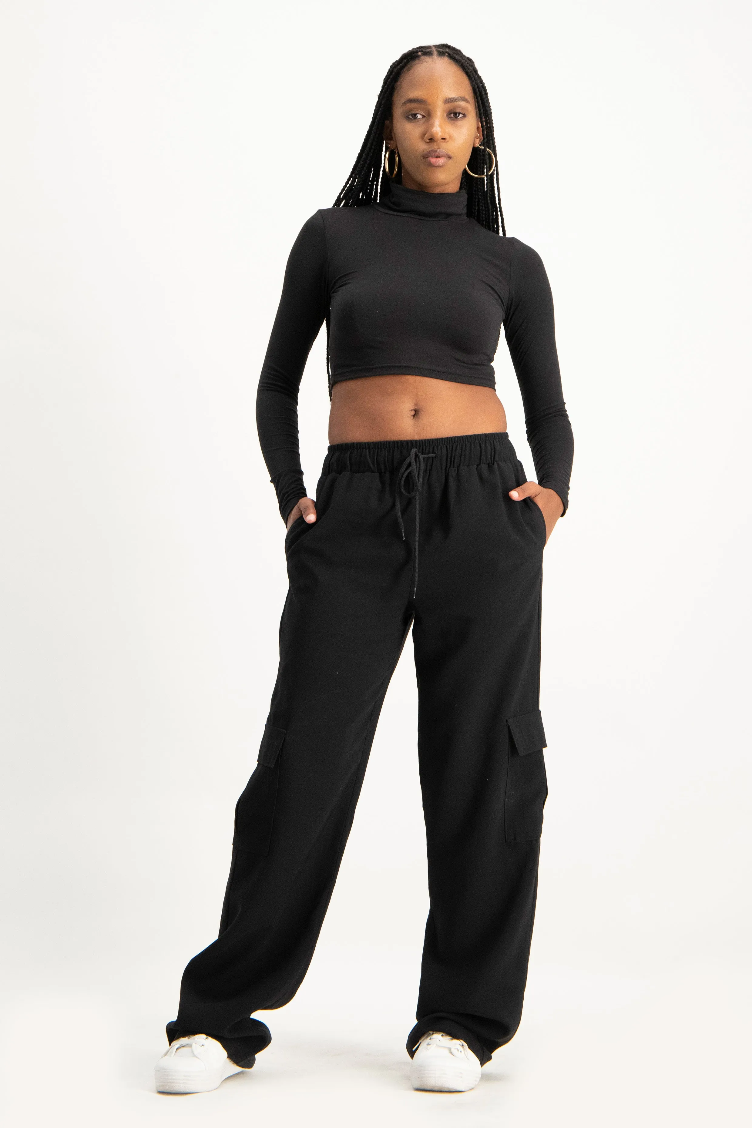 Wide Leg Cargo Pant