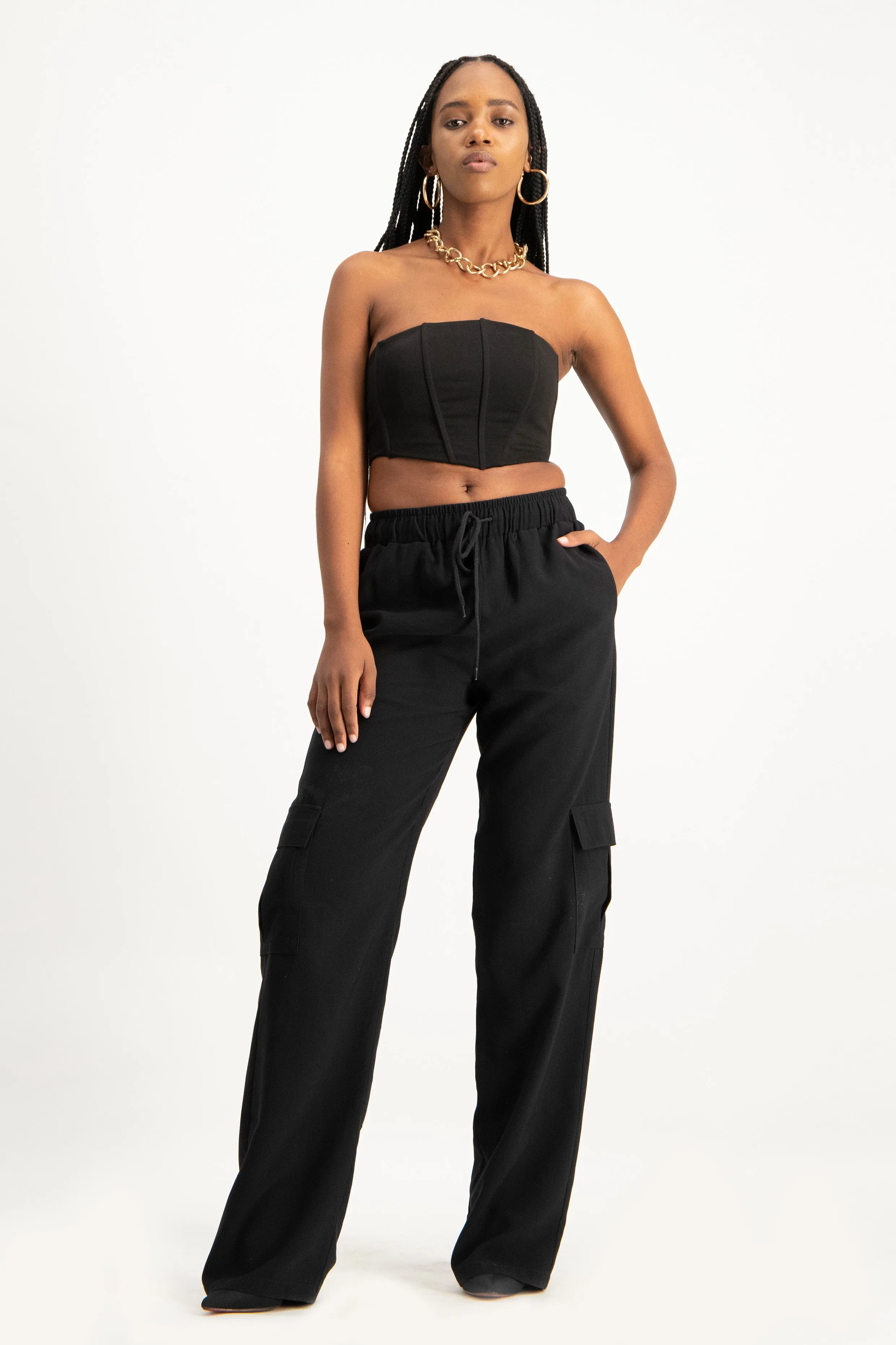 Wide Leg Cargo Pant