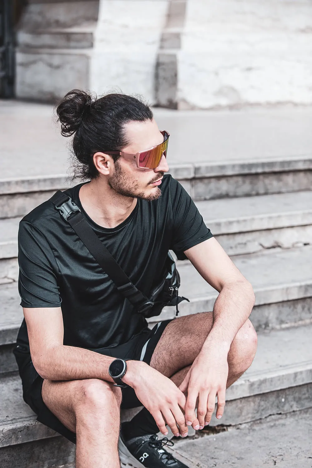WILD TEE - Haut technique & recyclé [black]