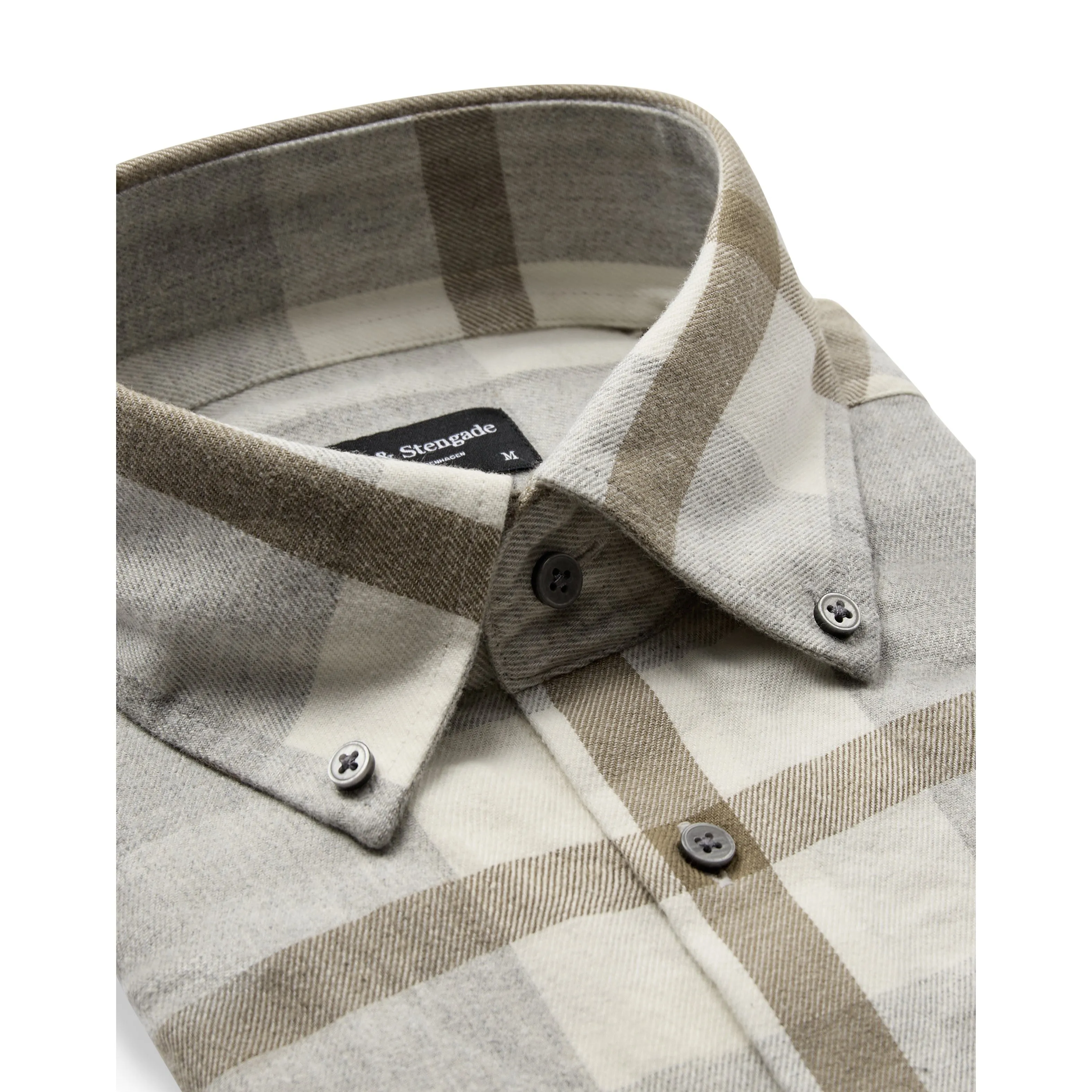 WILTON MODERN CHECK SHIRT BRUSHED FINISH