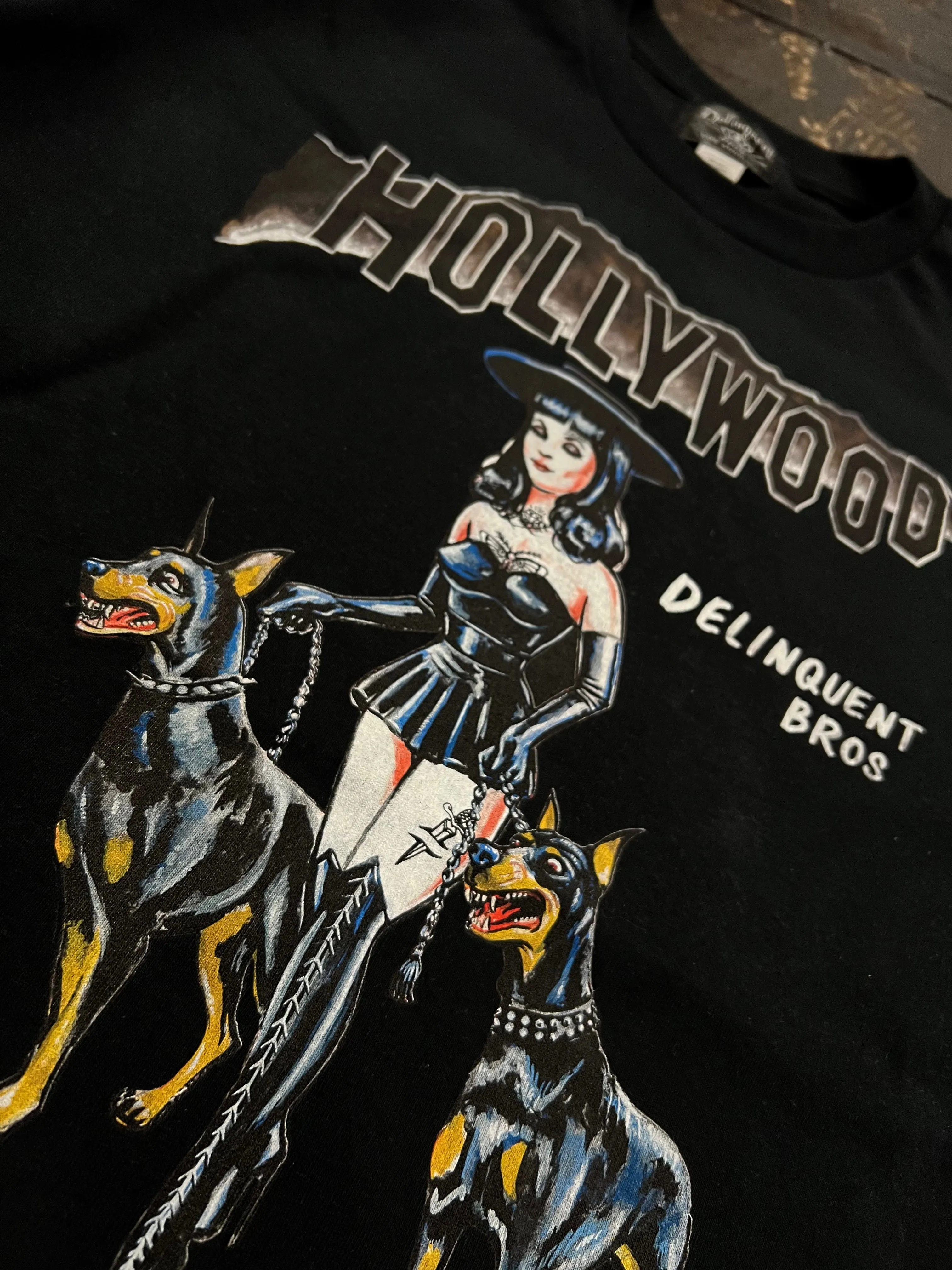 Witches & Bitches Tee in Black