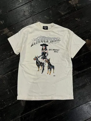 Witches & Bitches Tee in Natural