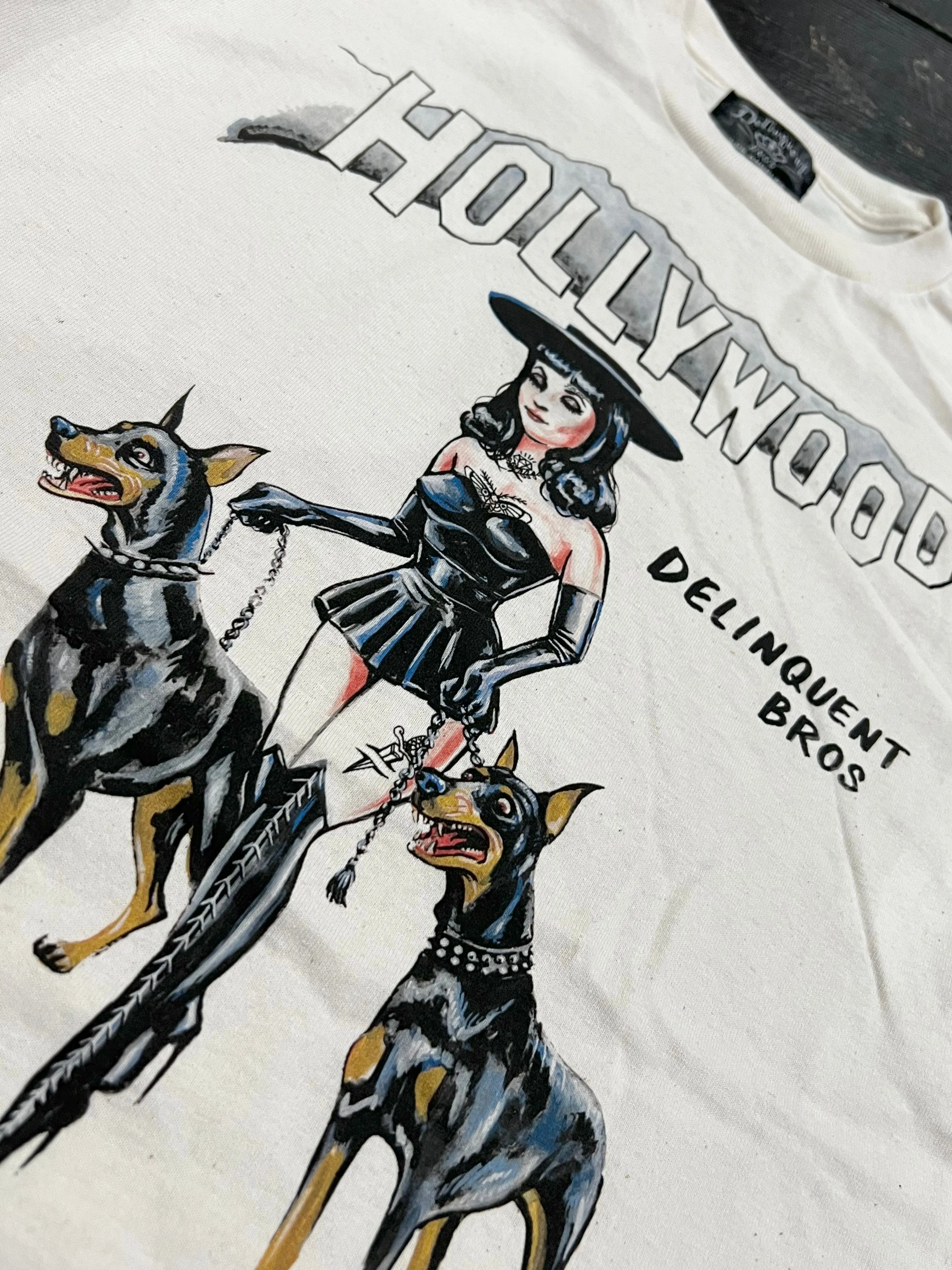Witches & Bitches Tee in Natural