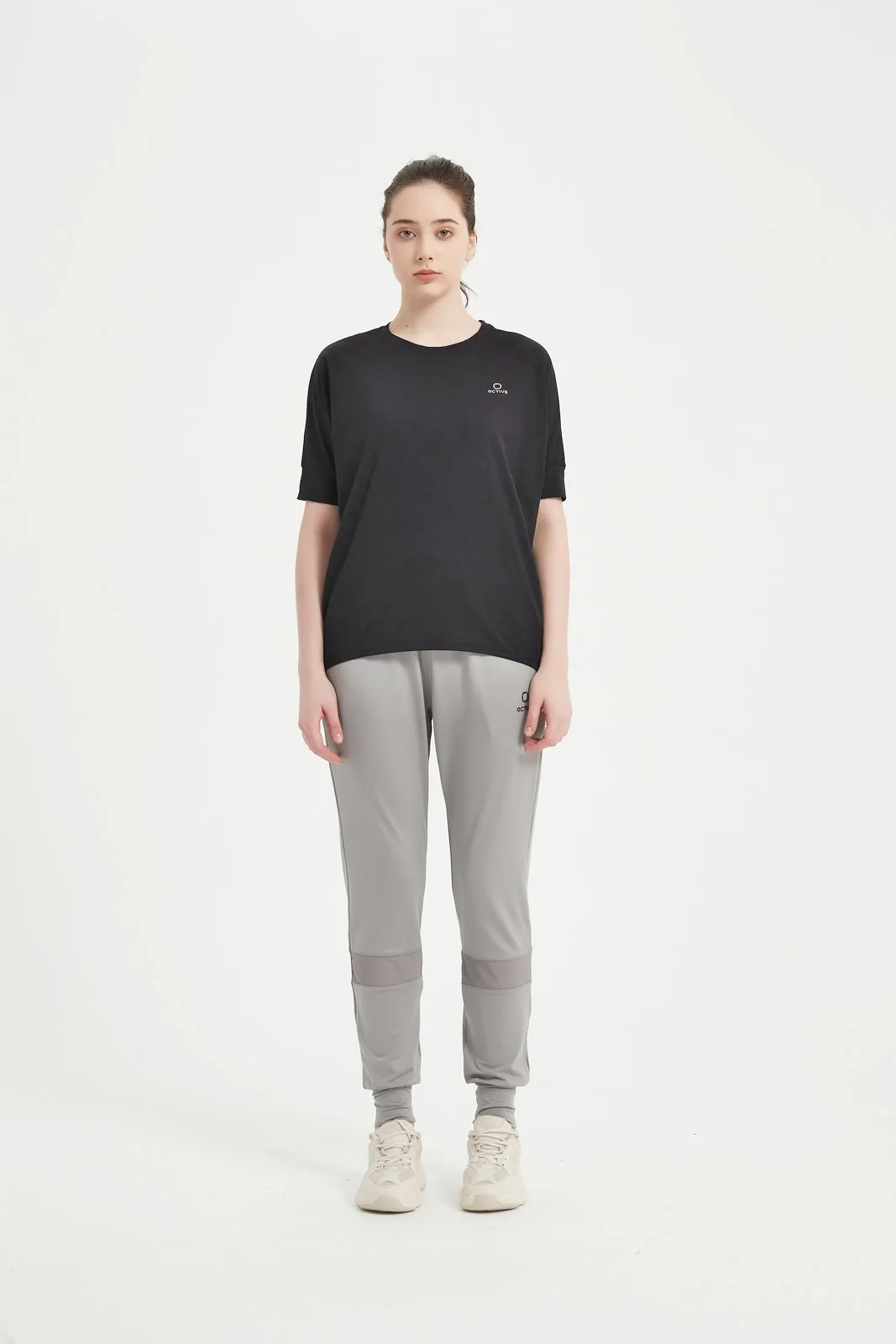 Women's Dolman Half Sleeved Crew Neck Tee
