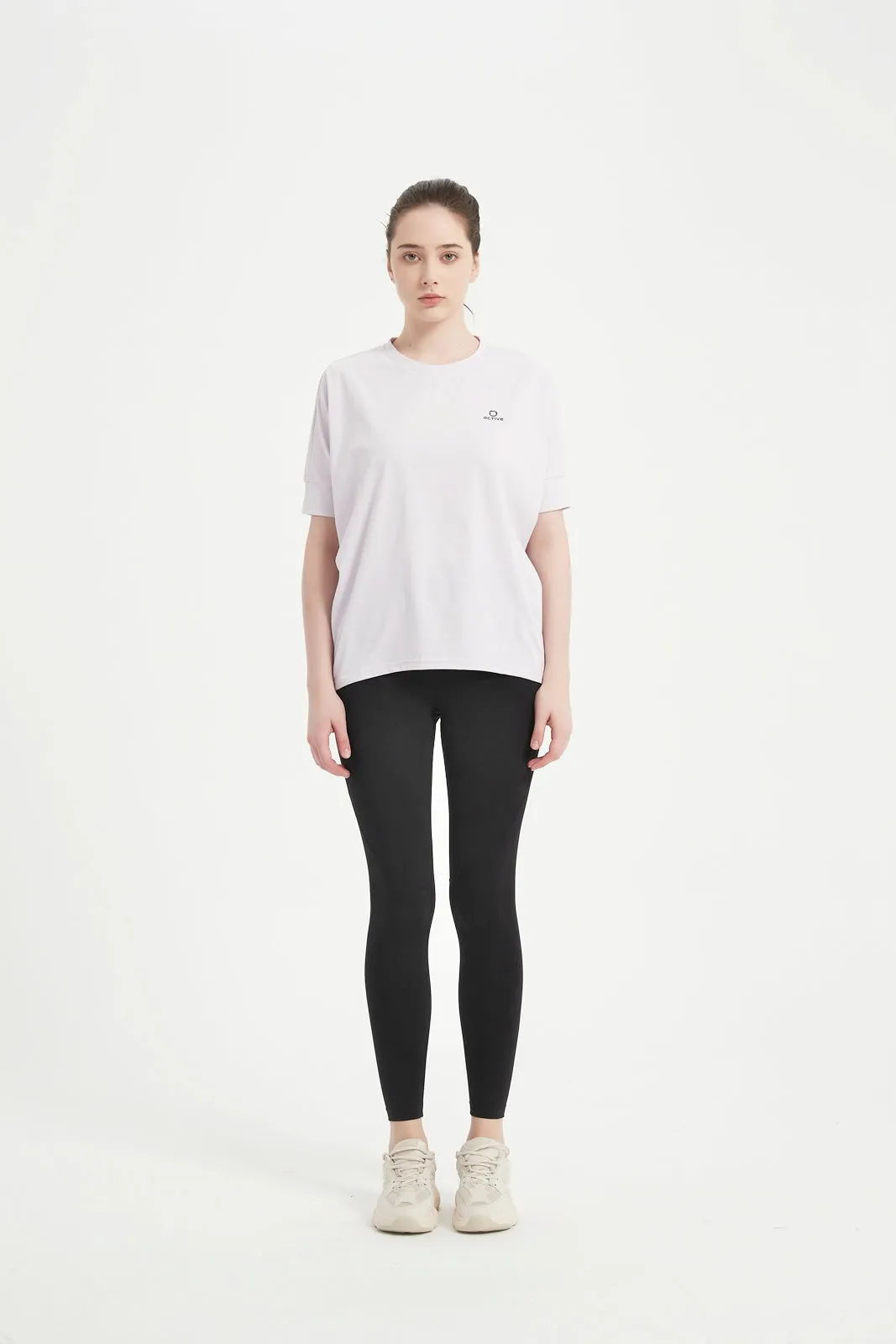Women's Dolman Half Sleeved Crew Neck Tee