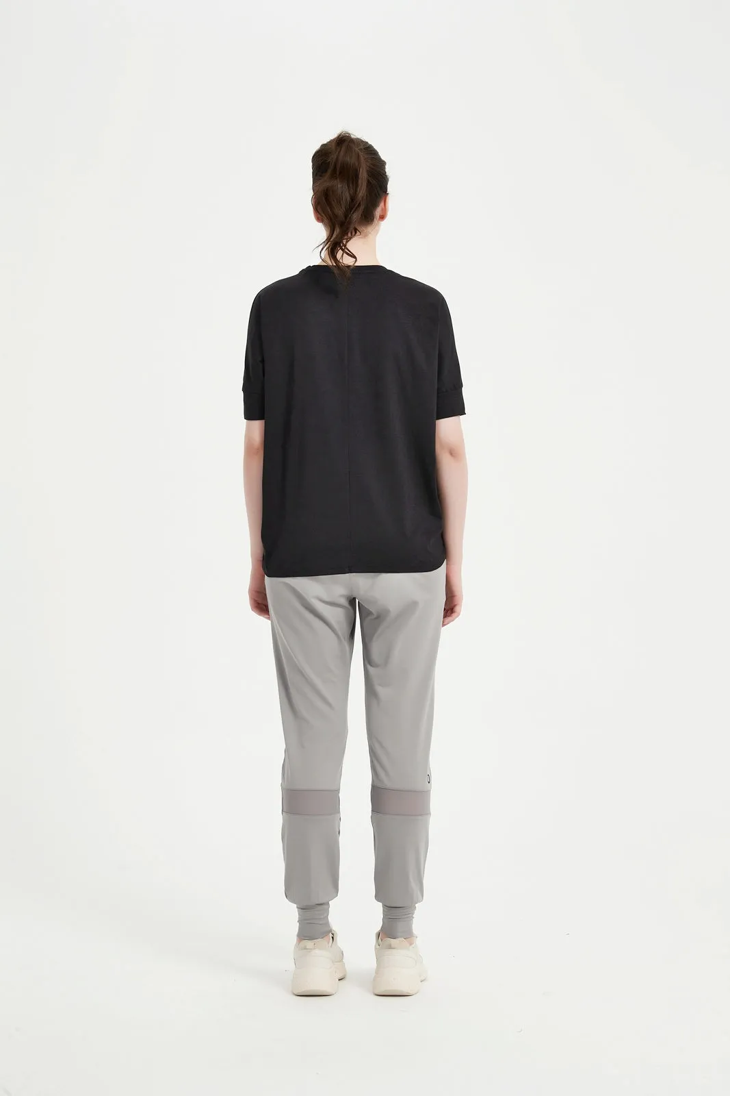 Women's Dolman Half Sleeved Crew Neck Tee