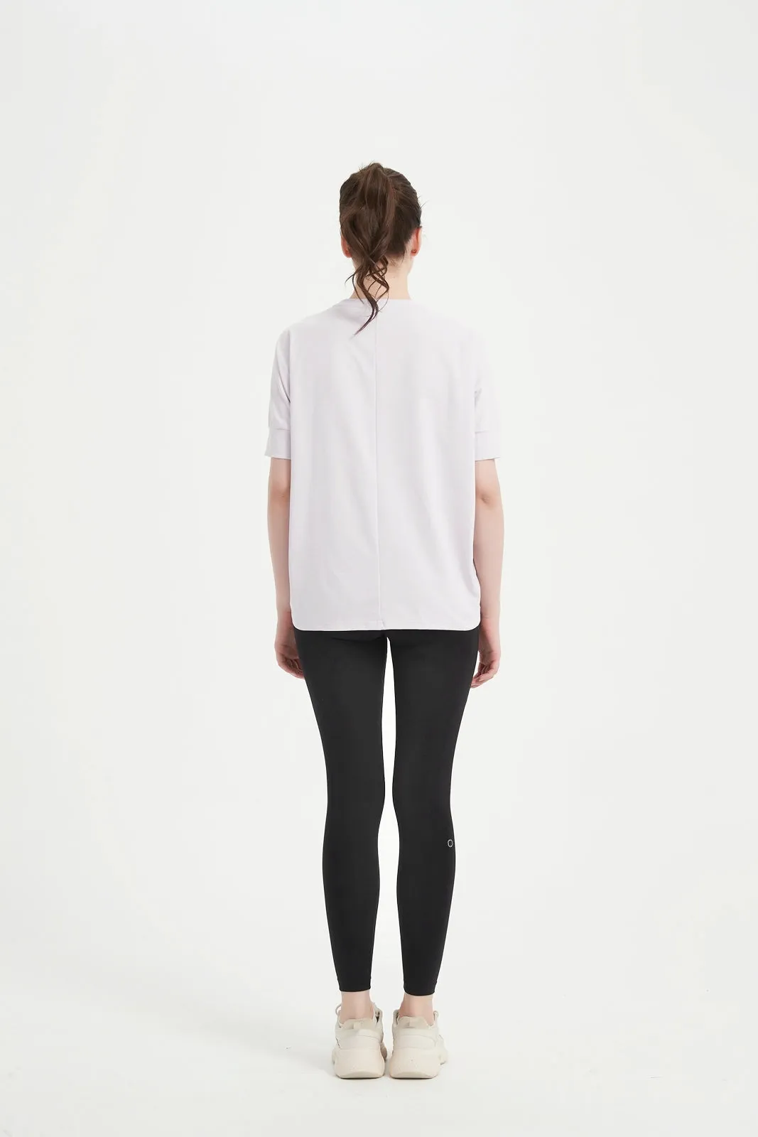 Women's Dolman Half Sleeved Crew Neck Tee