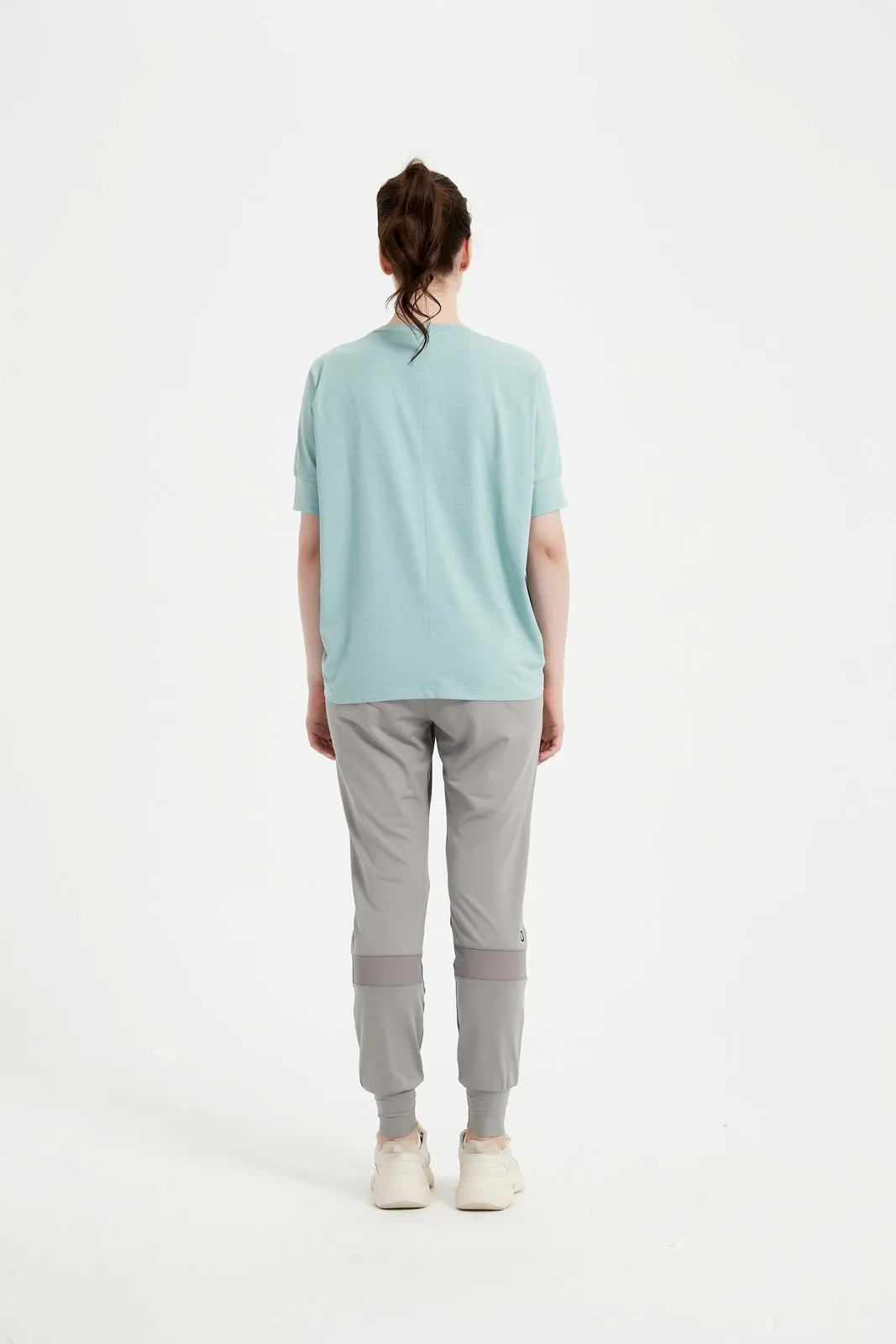 Women's Dolman Half Sleeved Crew Neck Tee