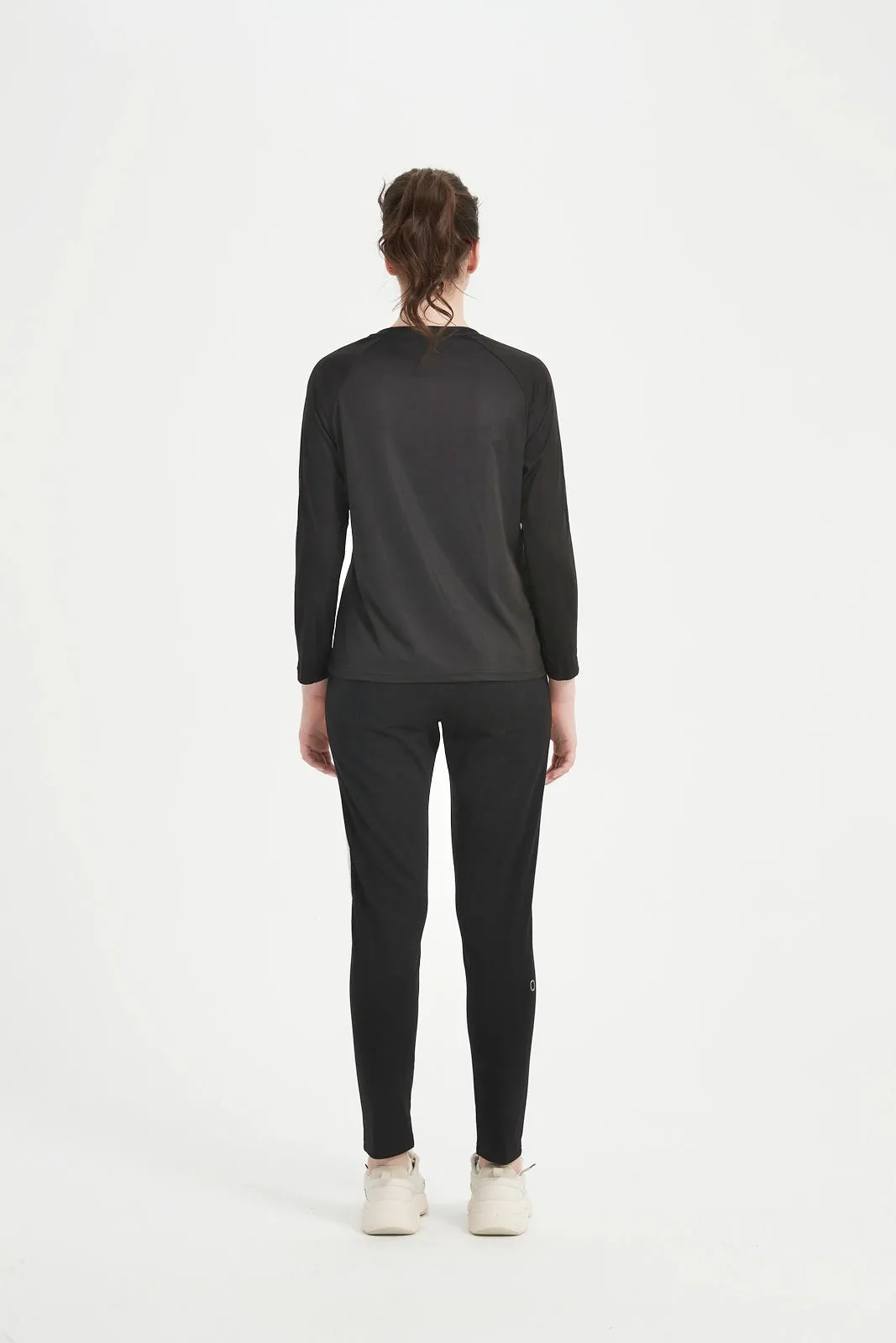 Women's LS Scoop Neck Raglan Tee