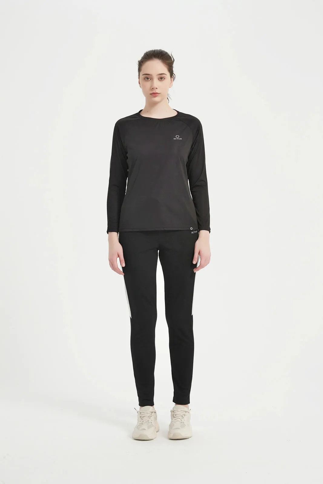 Women's LS Scoop Neck Raglan Tee