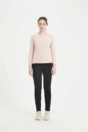 Women's LS Scoop Neck Raglan Tee