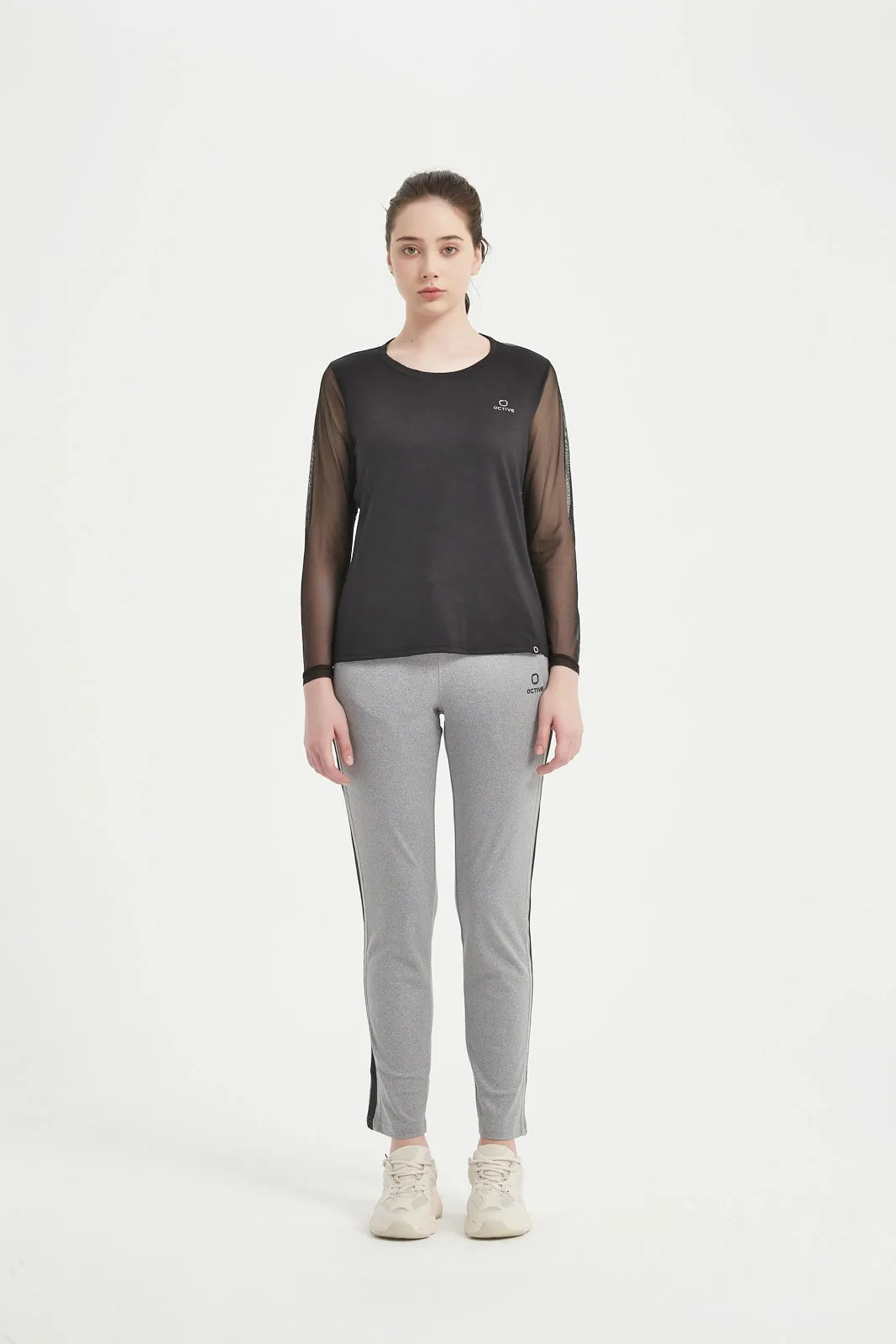 Women's LS Scoop Neck Raglan Tee