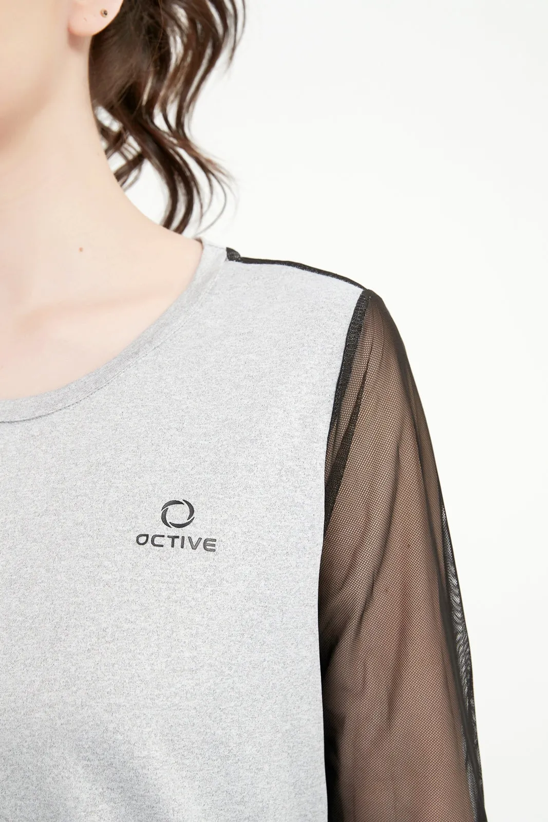 Women's LS Scoop Neck Raglan Tee