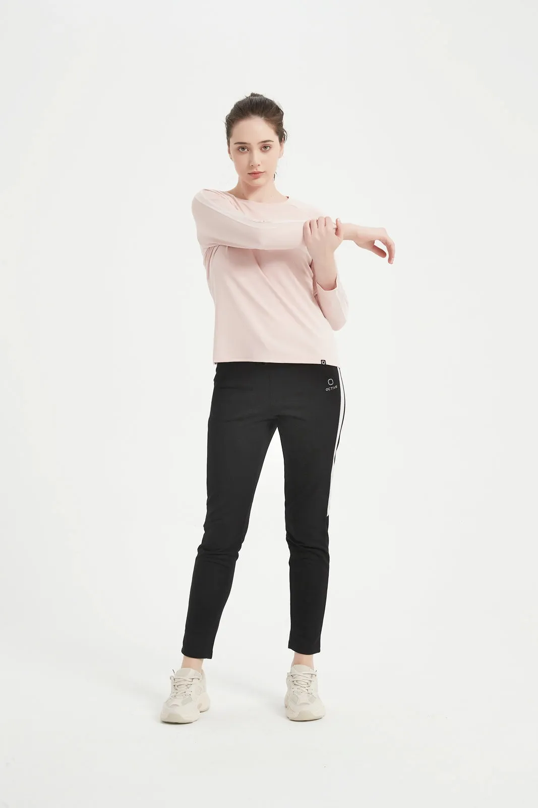Women's LS Scoop Neck Raglan Tee