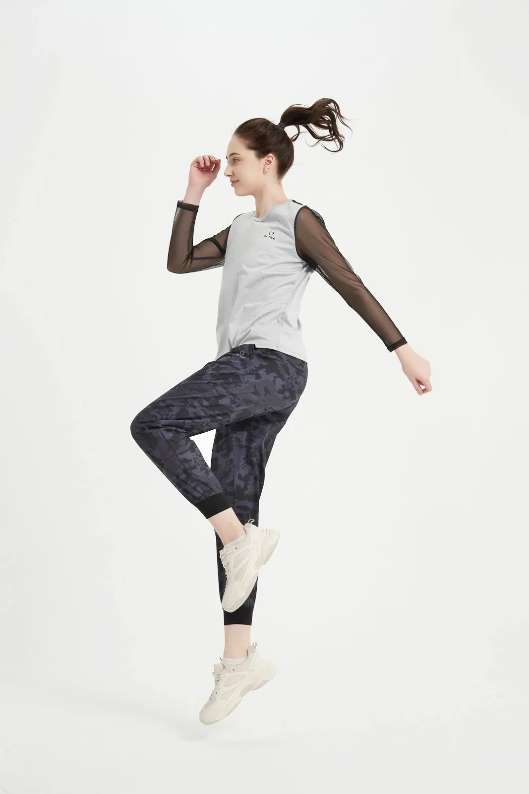Women's LS Scoop Neck Raglan Tee
