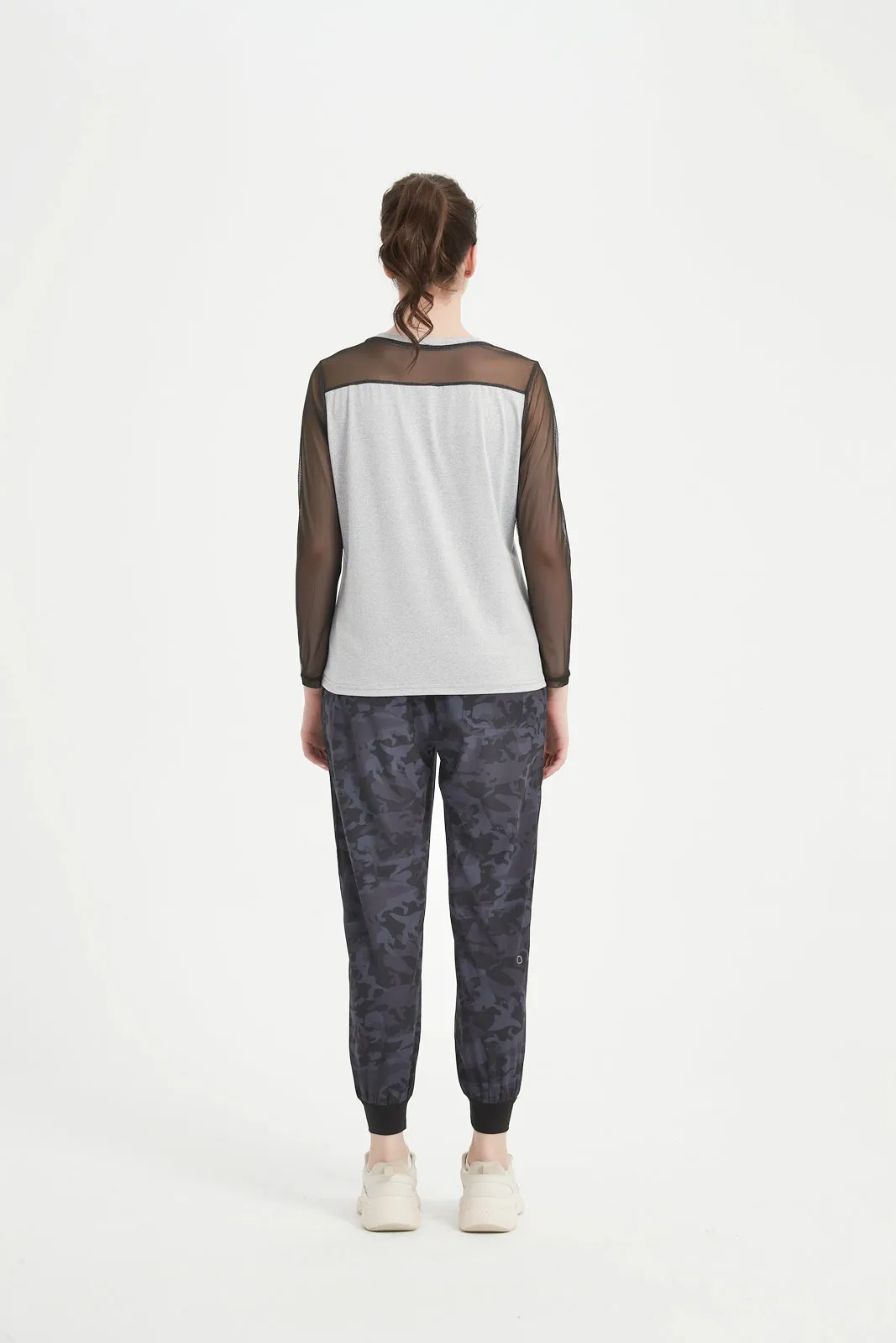 Women's LS Scoop Neck Raglan Tee