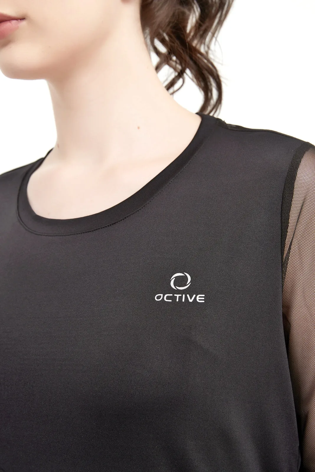 Women's LS Scoop Neck Raglan Tee