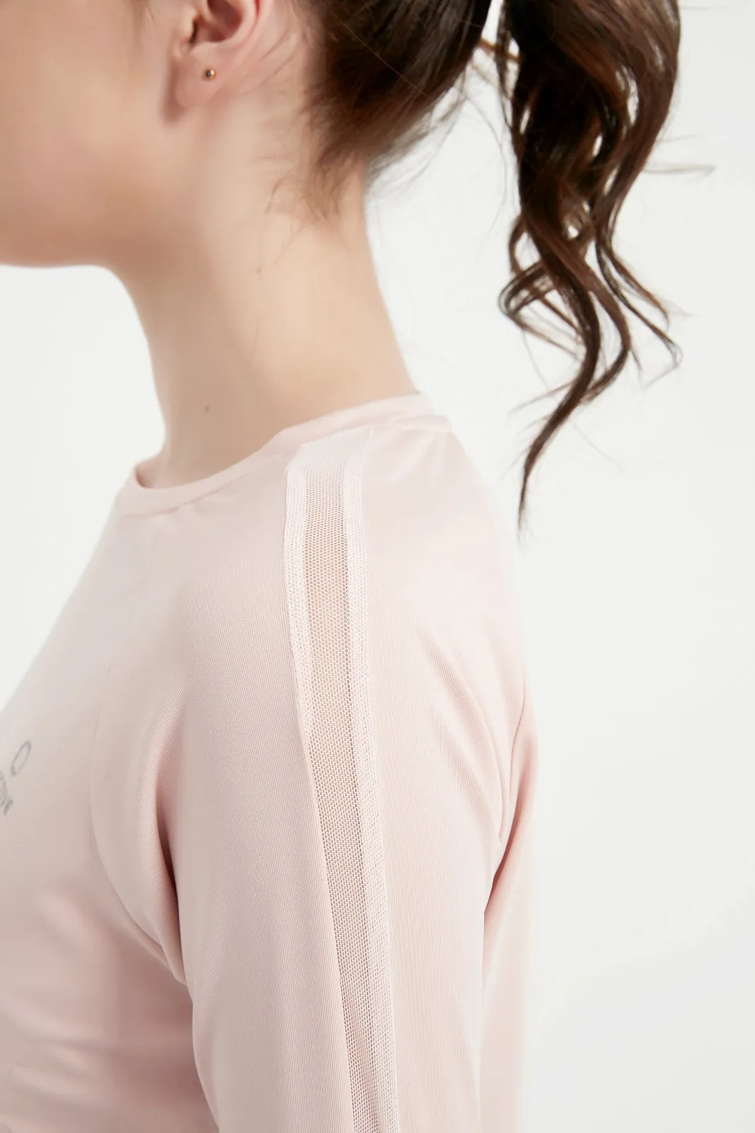 Women's LS Scoop Neck Raglan Tee