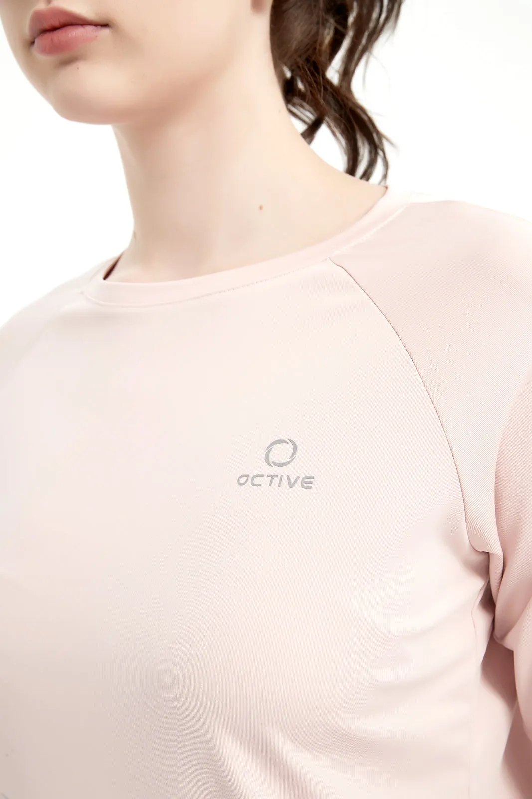 Women's LS Scoop Neck Raglan Tee