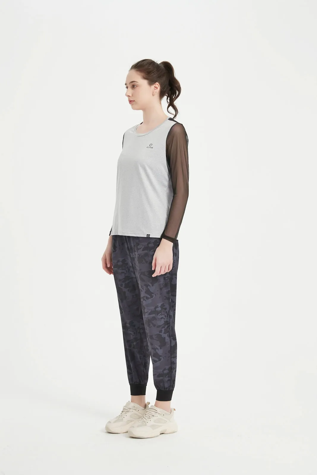 Women's LS Scoop Neck Raglan Tee