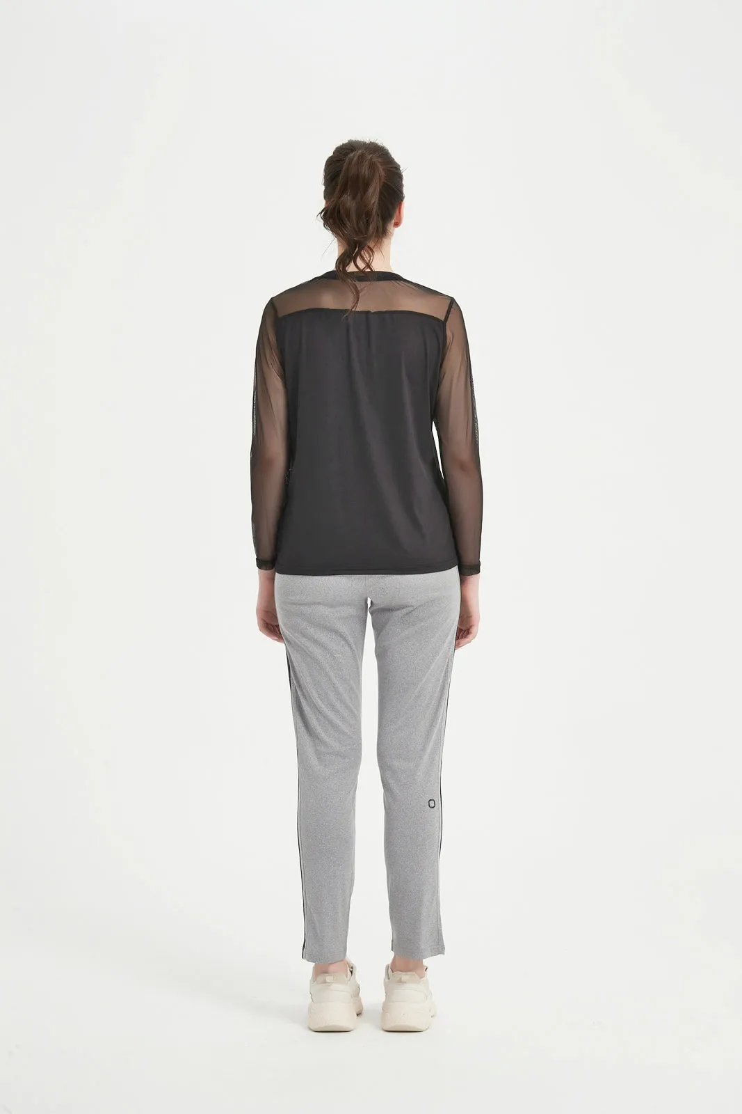 Women's LS Scoop Neck Raglan Tee