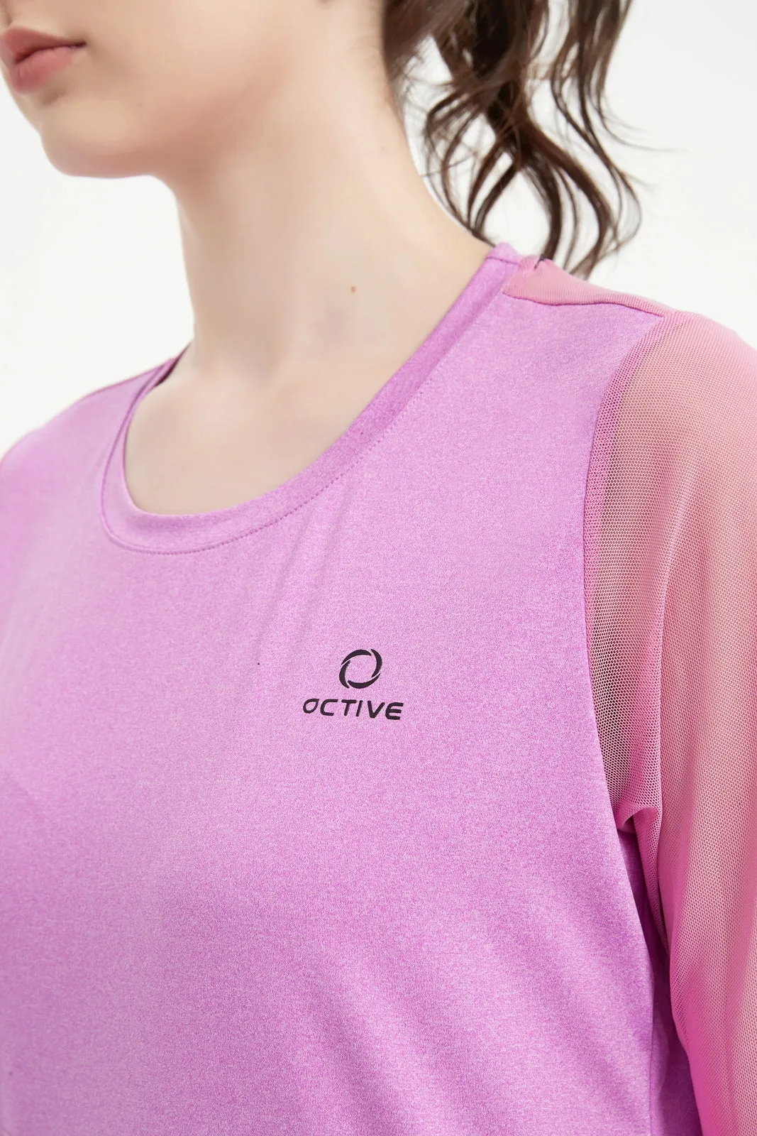 Women's LS Scoop Neck Raglan Tee