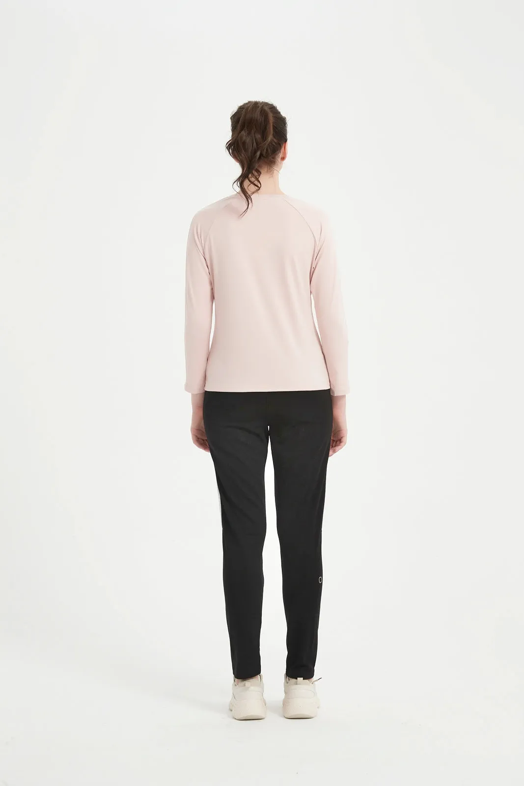 Women's LS Scoop Neck Raglan Tee