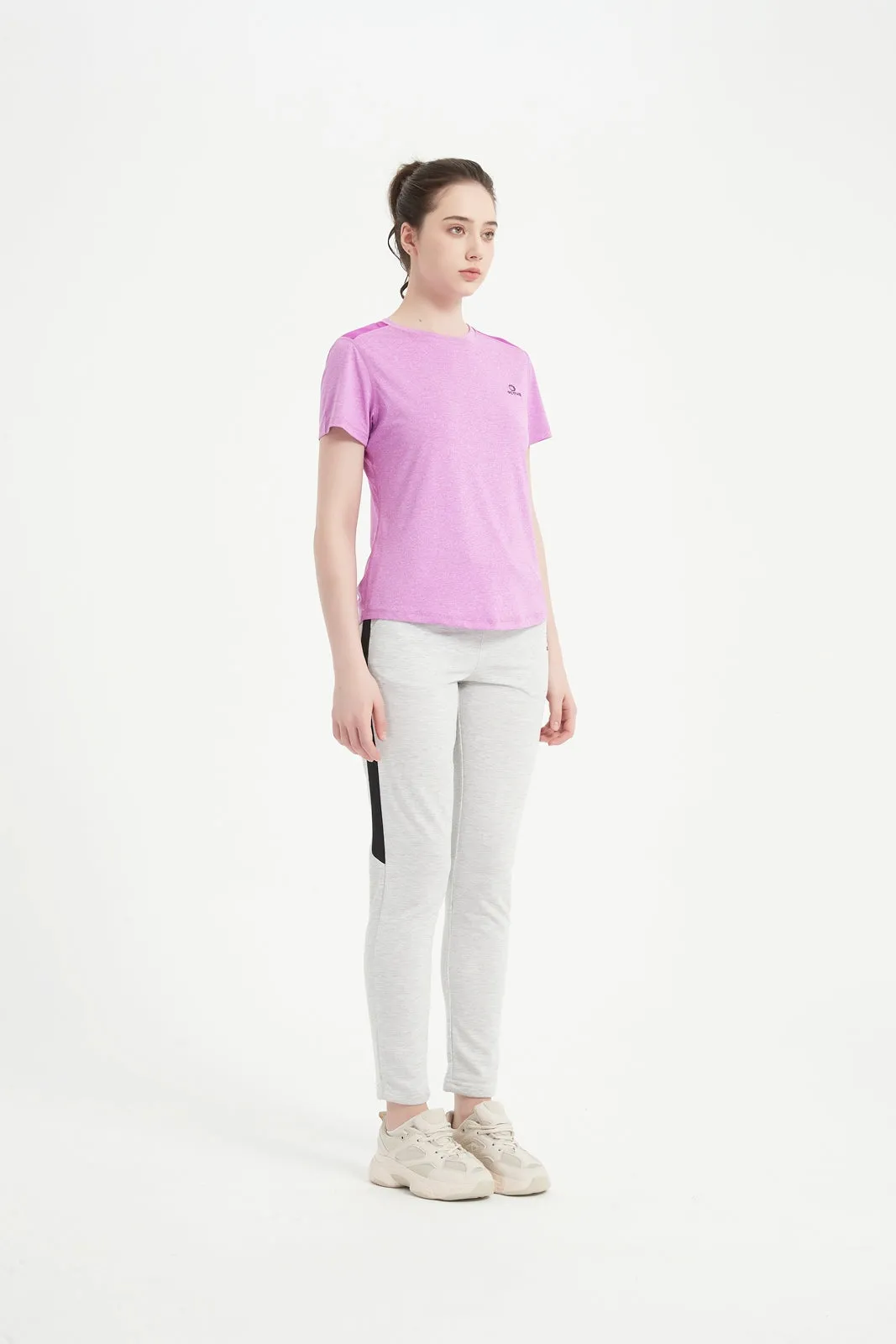 Women's Short Set-In Sleeve Crew Neck Tee