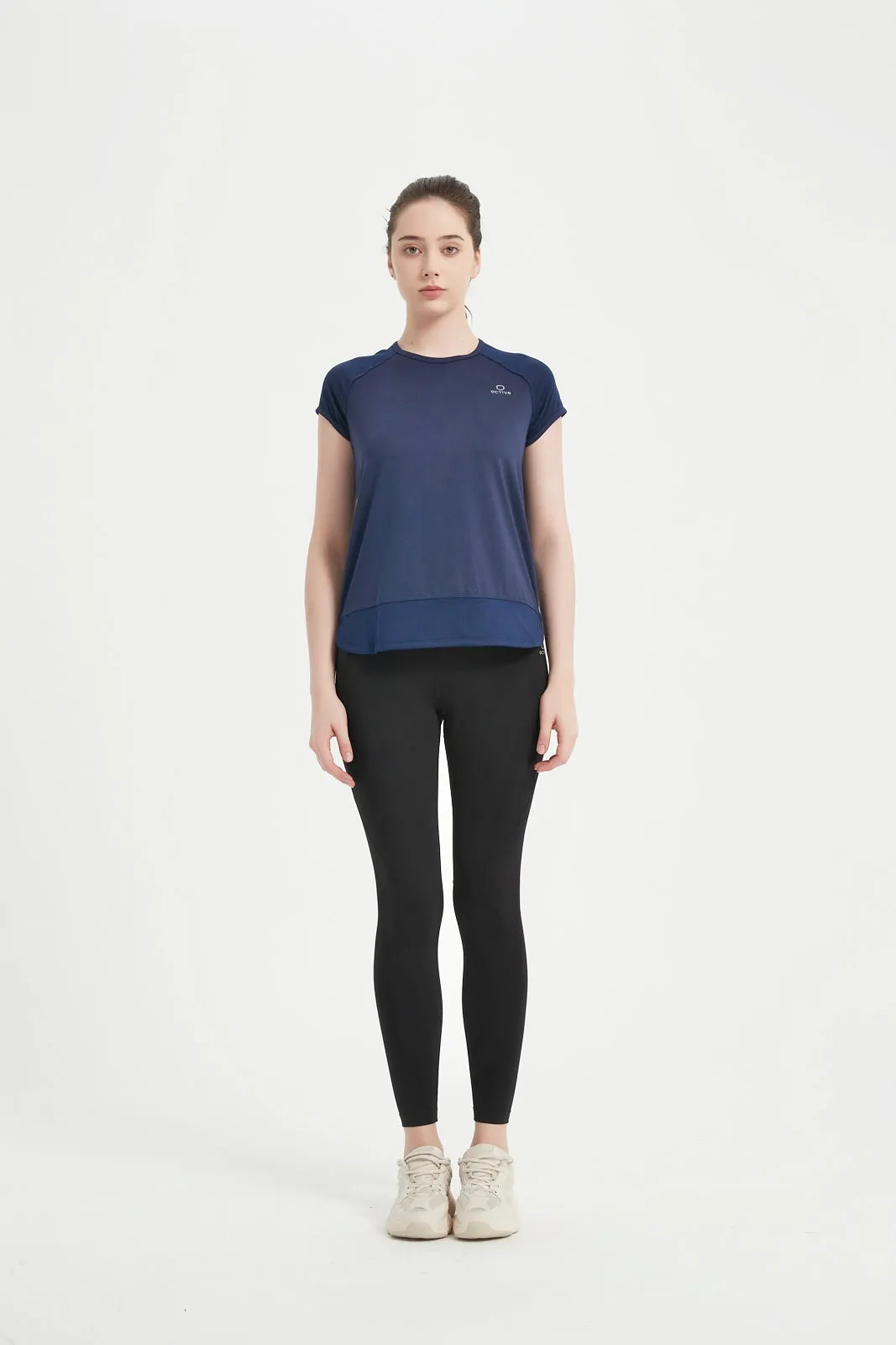 Women's Short Set-In Sleeve Crew Neck Tee