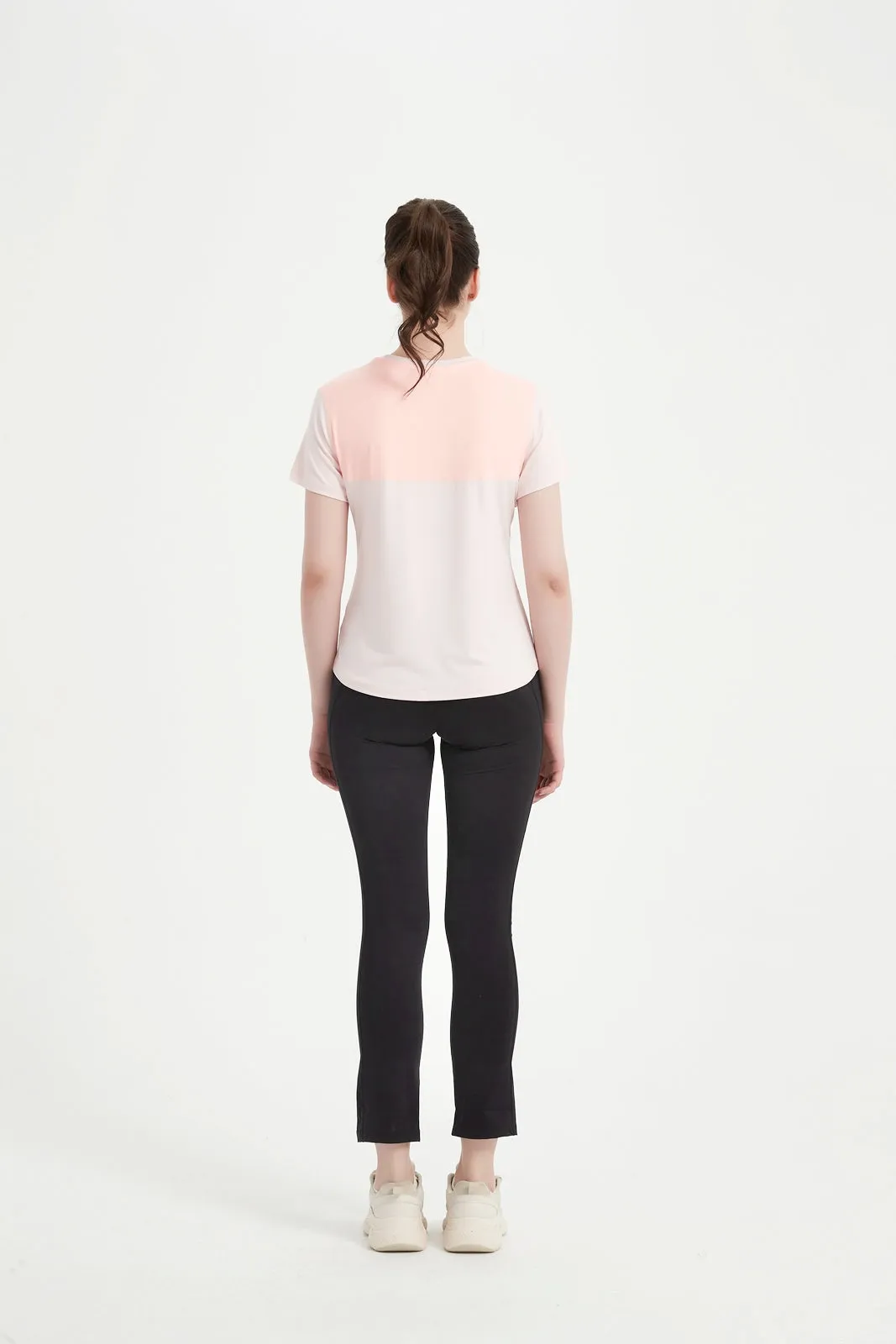 Women's Short Set-In Sleeve Crew Neck Tee