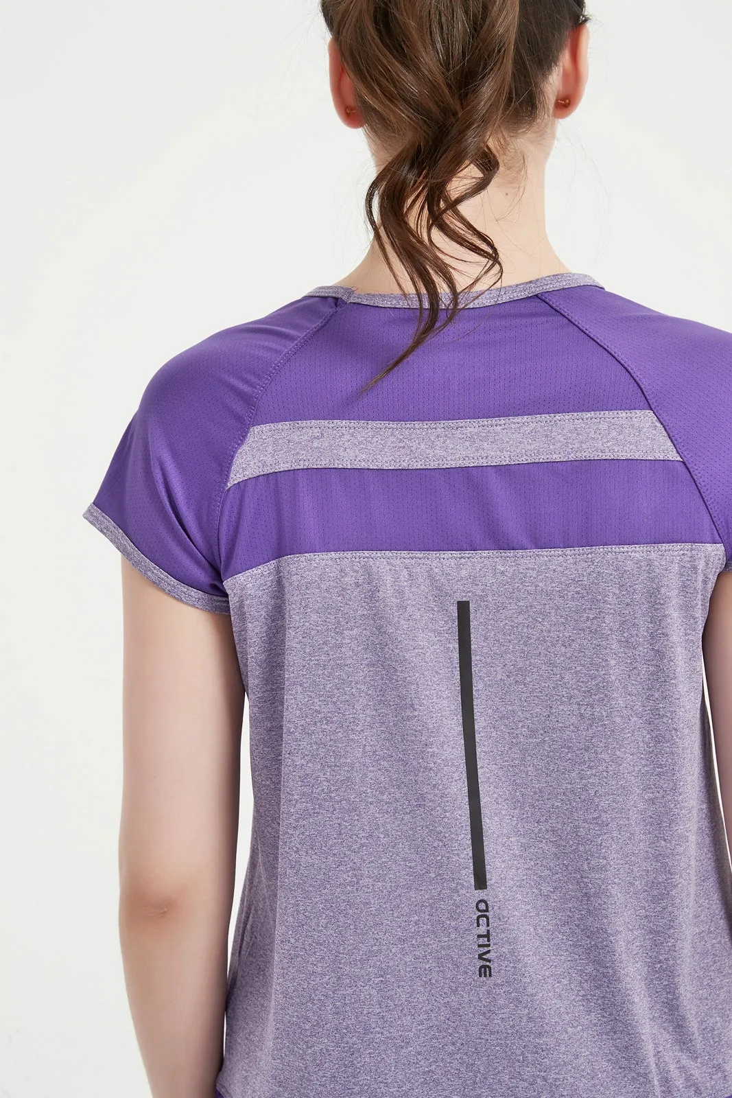 Women's Short Set-In Sleeve Crew Neck Tee