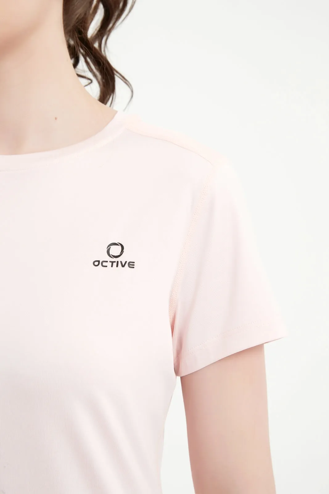 Women's Short Set-In Sleeve Crew Neck Tee