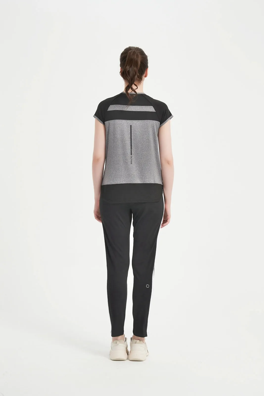 Women's Short Set-In Sleeve Crew Neck Tee