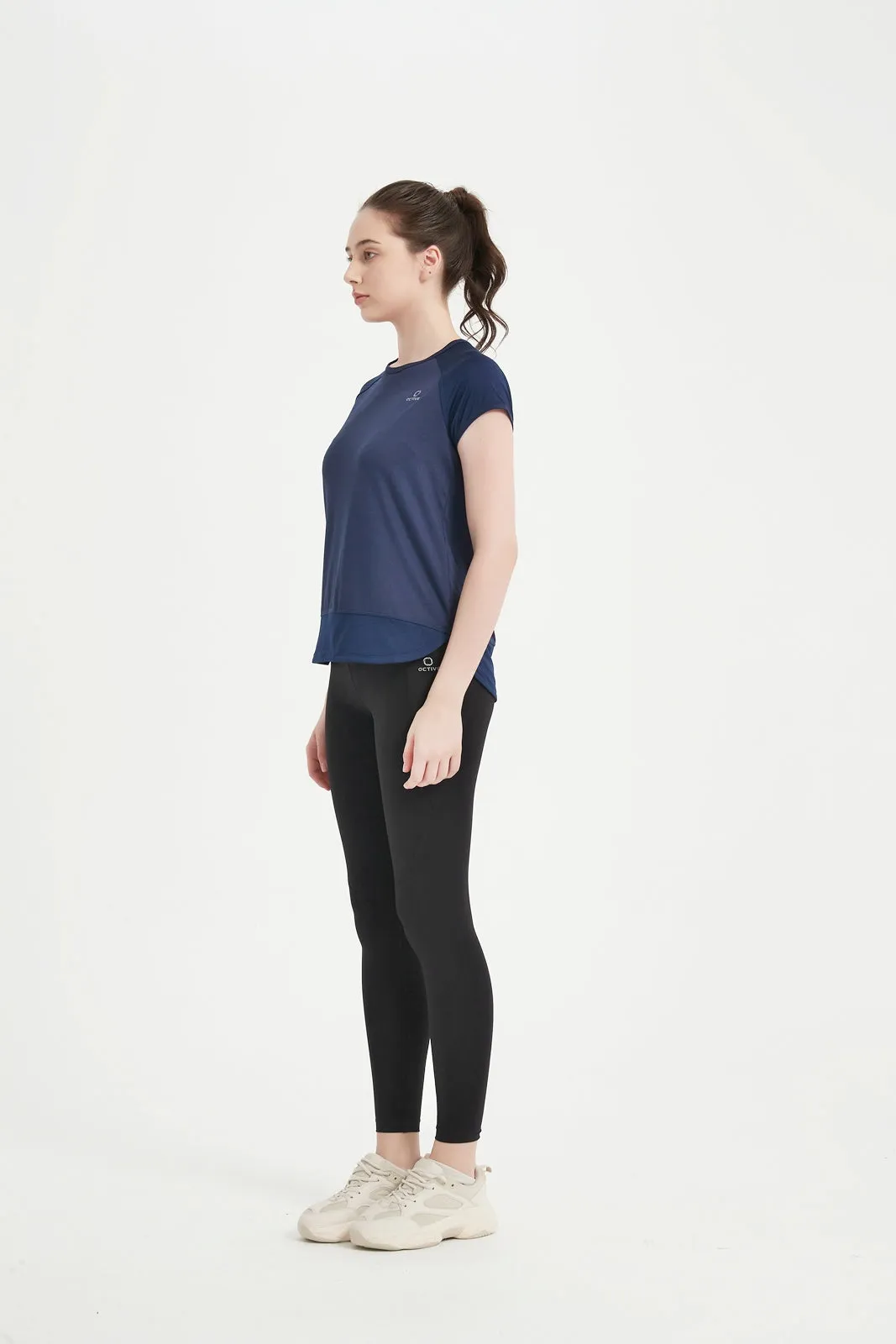 Women's Short Set-In Sleeve Crew Neck Tee