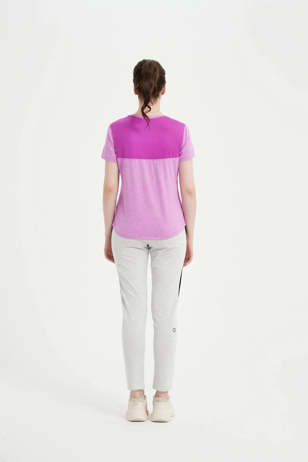 Women's Short Set-In Sleeve Crew Neck Tee