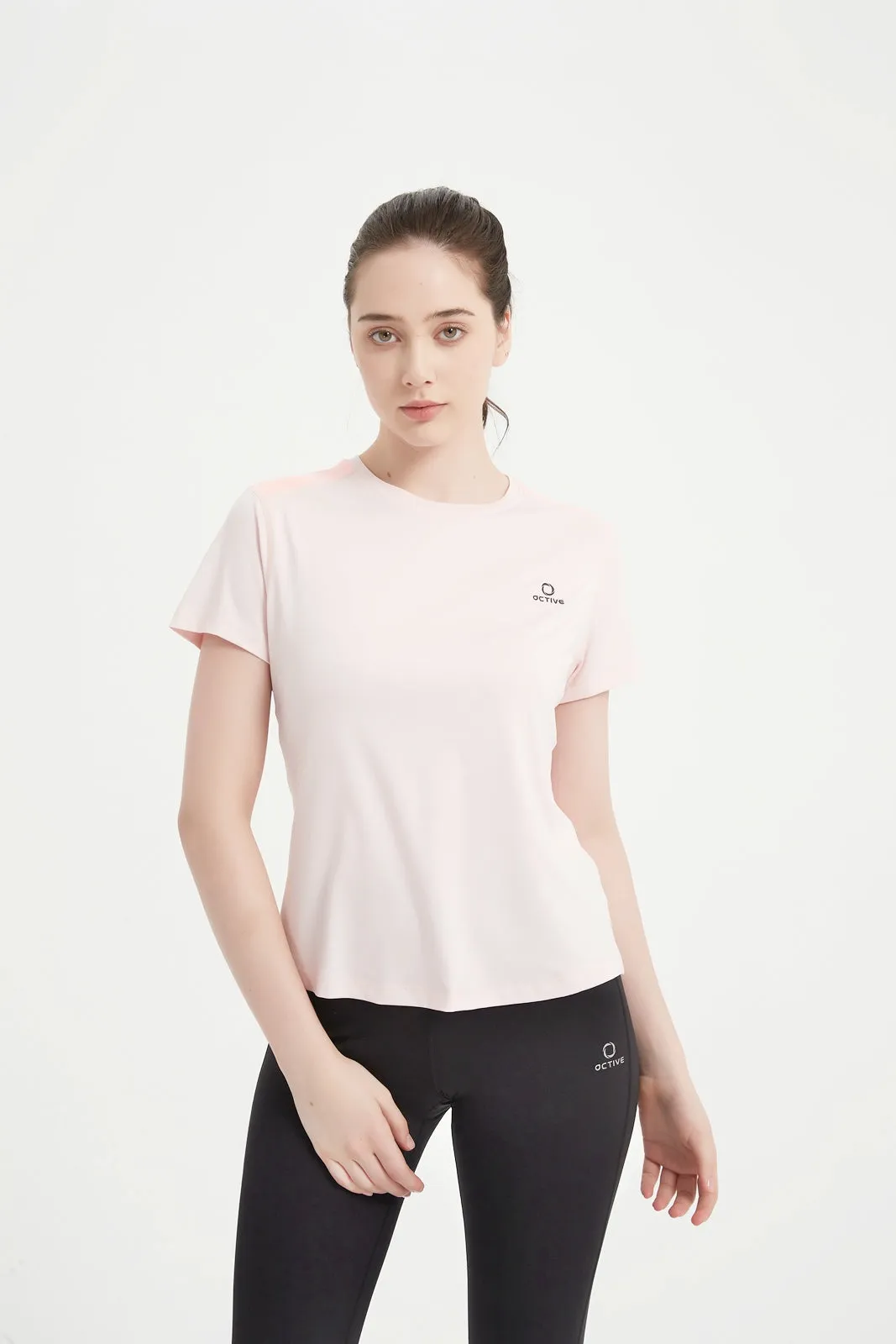 Women's Short Set-In Sleeve Crew Neck Tee