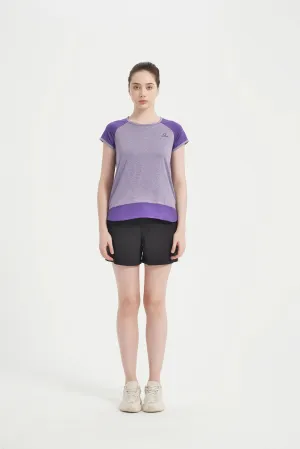 Women's Short Set-In Sleeve Crew Neck Tee